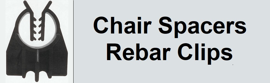 chair spacers or rebar clips